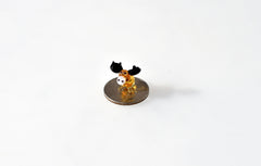 The world smallest Moose glass figurine for your glass menagerie glass animals collection