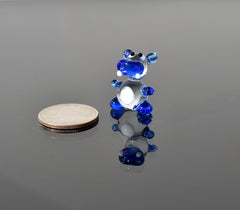 Tiny Glass Animals, Miniature Glass Animals, House Hippo Art, Glass Animal Figurines, Hippo Gifts, Safari Animals, Hippos