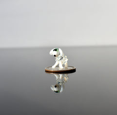 Tiny Glass Sheep: Whimsical Lampwork Miniature