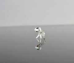 Tiny Glass Sheep: Whimsical Lampwork Miniature