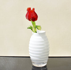 Red Glass Tulips, Glass Flowers Bouquet, Forever Flower, Mothers Day Gifts, Tulip Decor, Spring Decor, Blown Glass Art, Red Tulip Gift
