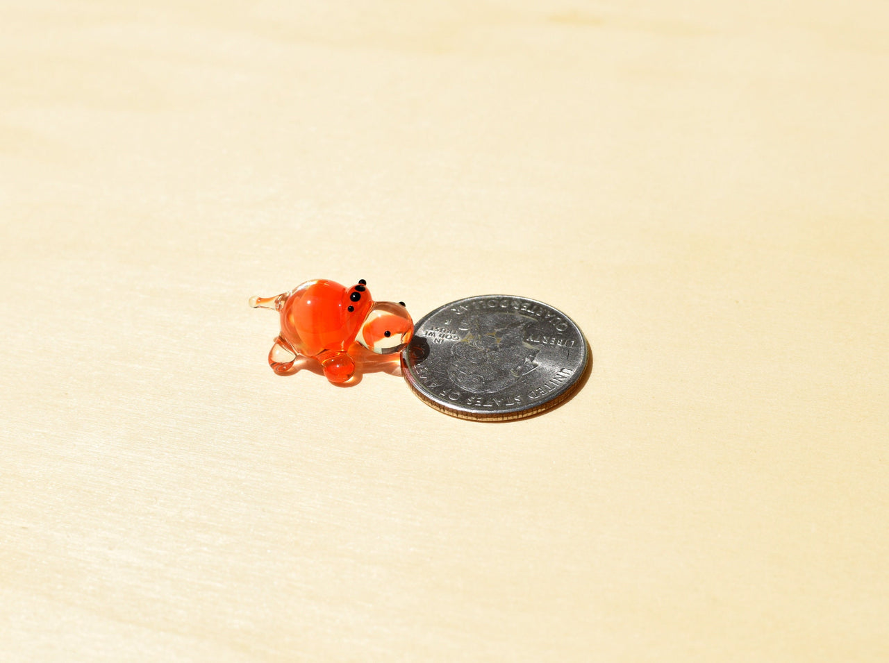 House Hippo, Lampwork Glass Hippo Figurine, Tiny Glass Animals, Hippo Gifts, Glass Animals, Safari Animals, Miniature Figurine