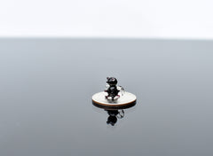 Miniature Lampwork Glass Fly: Whimsical Tiny Figurine