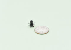 Miniature Lampwork Glass Fly: Whimsical Tiny Figurine
