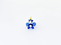 Dragon Miniature, Dragon Gifts, Tiny Glass Animals, Fantasy Miniatures, Glass Dragon, Mini Glass Animals, Dragon Statue, Blue Dragon