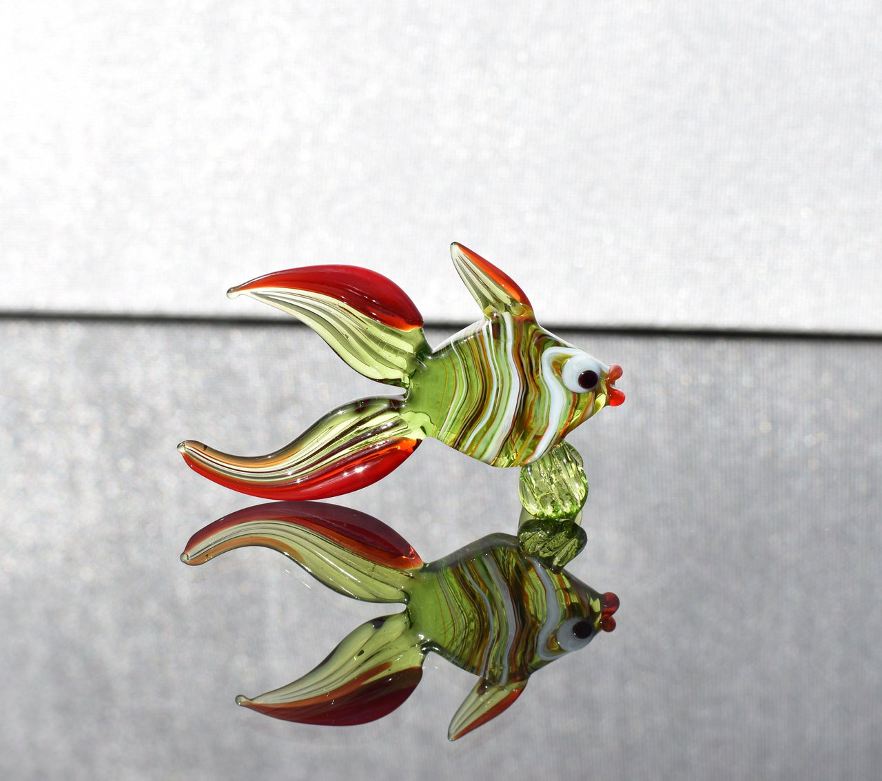 Tiny Glass Animals, Glass Fish, Mini Glass Animals, Murano Glass Fish, Fish Sculpture, Tropical Fish, Glass Animals, Blown Glass Fish, Art
