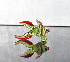 Tiny Glass Animals, Glass Fish, Mini Glass Animals, Murano Glass Fish, Fish Sculpture, Tropical Fish, Glass Animals, Blown Glass Fish, Art