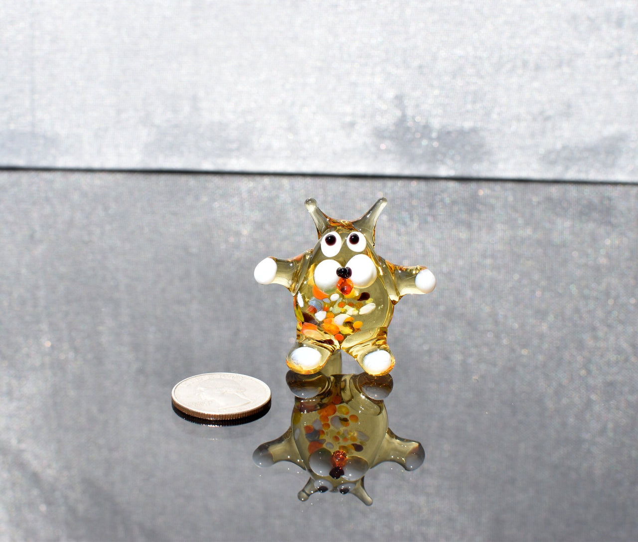 Tiny Glass Animals, Glass Cat Figurine, Mini Glass Animals, Cat Figure, Glass Cat, Cat Art, Glass Sculpture, Glass Animals, Cat Statue