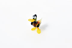 Cute Glass  Duck. Whimsical figurine with a lot of character and personality. Excellent addition to your glass menagerie collection.