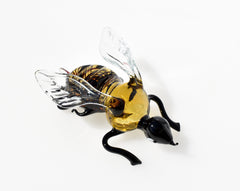 Handmade Glass Fly Figurine: Collectible Art Glass Statue