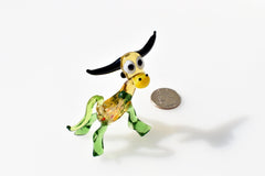 Hand Blown Glass Bull, Blown Glass Bull, Glass Bull Sculpture, Bull Statue, Bull Sculpture, Glass Paperweight, Glass Animals,