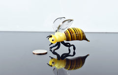Bee Gifts, Bee Decor, Glass Sculpture, Bumble Bee, Honey Bee, Glass Animals, Blown Glass Animals, Glass Bee, Bees, Honey Bee Decor, Art