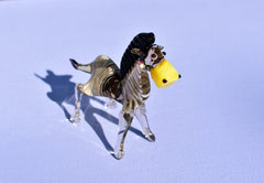 Zebra, Safari Animals, Glass Sculpture, Zebra Decor, Zebra Art, Glass Animals, Blown Glass Animals, Glass Figures, Safari Gift, Art