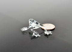 Frog Gifts, Cute Frog, Tiny Glass Animals, Miniature Glass Animals, Glass Animals, Glass Frog, Mini Frog, Lampwork Glass, Frog Figurines