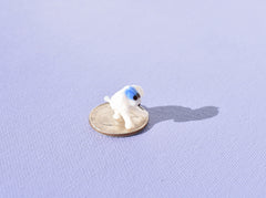 Mini Glass Animals, Sheep Figurine, Tiny Glass Animals, Glass Sheep, Sheep Ornament, Sheep Decor, Farm Decor, Hand Blown Glass, Glass Animal