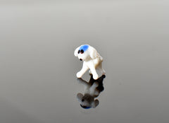 Tiny Glass Sheep Figurine • Lampwork Miniature Animal • Hand-Blown Collectible Sculpture