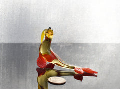 Cute transparent Glass Walrus. Whimsical figurine with a lot of character and personality. Excellent addition to your collection.