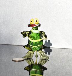 Frog Gifts, Cute Frog, Glass Sculptures, Glass Animal Figurines, Glass Frog, Blown Glass Frog, Frog Figurines, Glass Animals, Frog Glass