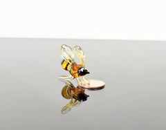 Cute Glass Bee. Whimsical figurine with a lot of character and personality. Excellent addition to your glass menagerie collection.