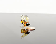 Bee Gifts, Tiny Glass Animals, Bumble Bee, Honey Bee, Mini Glass Animals, Glass Figures, Bee Decor, Glass Bee, Miniature Glass, Art