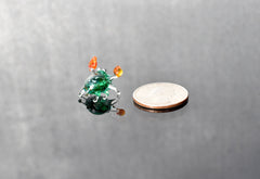 Tiny Glass Animals, Glass Crab, Mini Glass Animals, Summer Decor, Crab Decor, Beach Art, Sea Animals, Hand Blown Glass, Glass Animals, Crabs
