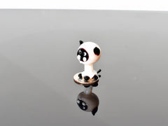 Lampwork Siamese Cat Figurine: Whimsical Glass Menagerie