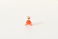 Tiny Lampwork Glass Cat Figurine: Whimsical Miniature