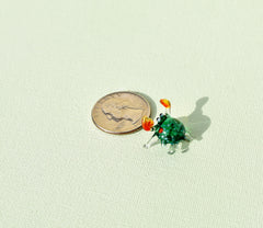 Tiny Glass Animals, Glass Crab, Mini Glass Animals, Summer Decor, Crab Decor, Beach Art, Sea Animals, Hand Blown Glass, Glass Animals, Crabs