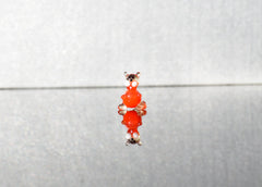 Tiny Lampwork Glass Cat Figurine: Whimsical Miniature