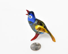 Handmade Glass Bird Figurine, Bird Sculpture, Bird Decor, Bird Lover Gifts, Glass Bird, Bird Figure, Bird Art, Blown Glass Bird, Bird Gifts