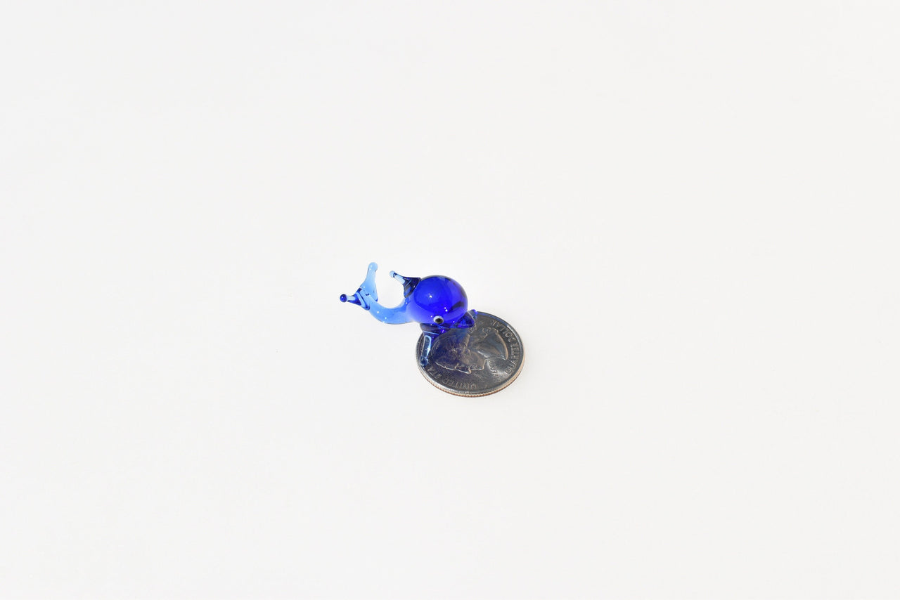 Lampwork Glass Dolphin Miniature: Whimsical Collectible Figurine