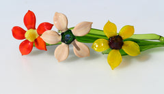 Bouquet of Glass Flowers - Glass Flower Bouquet - Mothers Day Gifts for Her