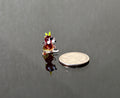 Tiny Glass Miniature Red Dragon Figurine: Whimsical Collectible