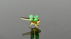 Miniature Glass Dragonfly Figurine: Hand-Sculpted Whimsical Decor