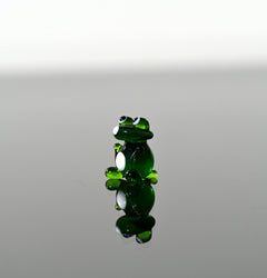 Mini Glass Animals, Tiny Glass Animals, Glass Animals, Cute Frog, Frog Figurines, Glass Frog, Frog Gifts, Mini Frog, Lampwork Glass