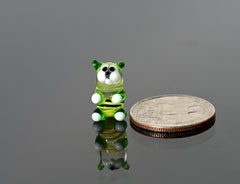 Tiny Glass Animals, Glass Cat Figurine, Mini Glass Animals, Cat Figure, Glass Cat, Cat Art, Glass Sculpture, Glass Animals, Cat Statue, Cats