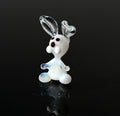Tiny Glass Bunny Figurine: Lampwork Miniature, Whimsical Gift