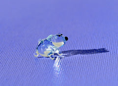 Tiny Glass Bear Figurine: Lampwork Miniature Animal