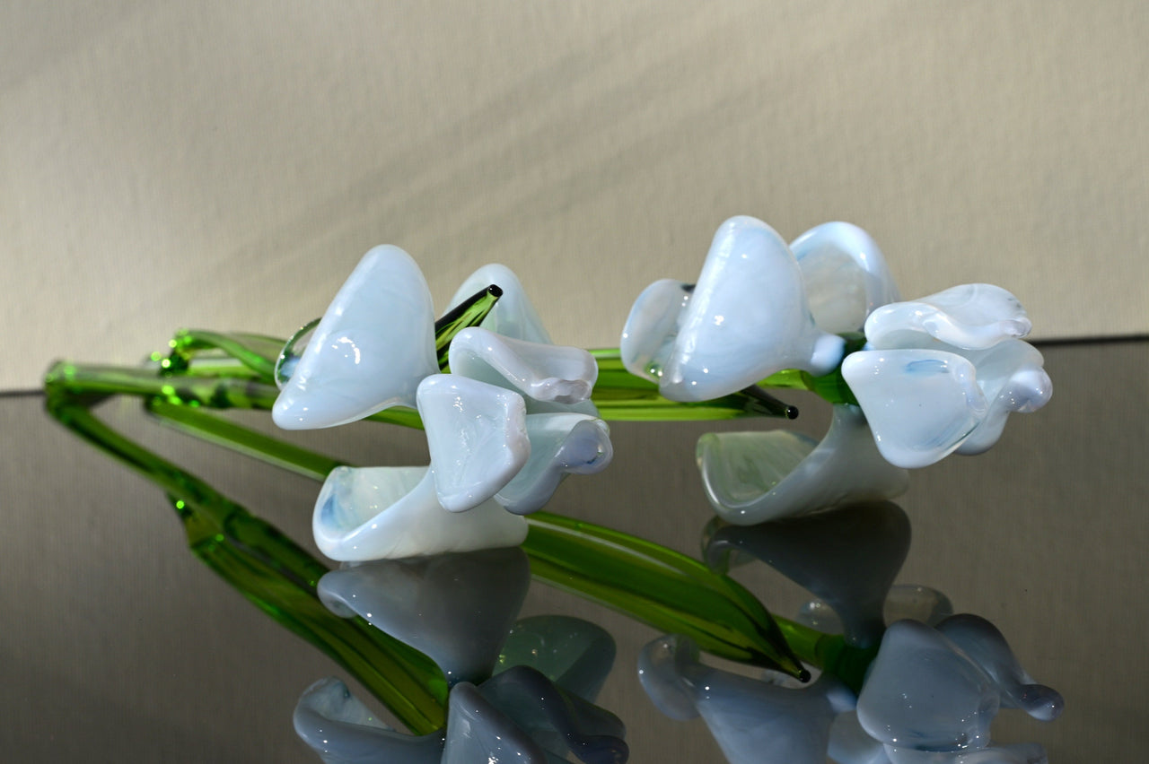 Glass Iris, Glass Birth Month Flower Bouquet, Glass Flowers Bouquet, Easter Decor, Forever Flowers Art, Birthday Gifts, Mothers Day Gifts,