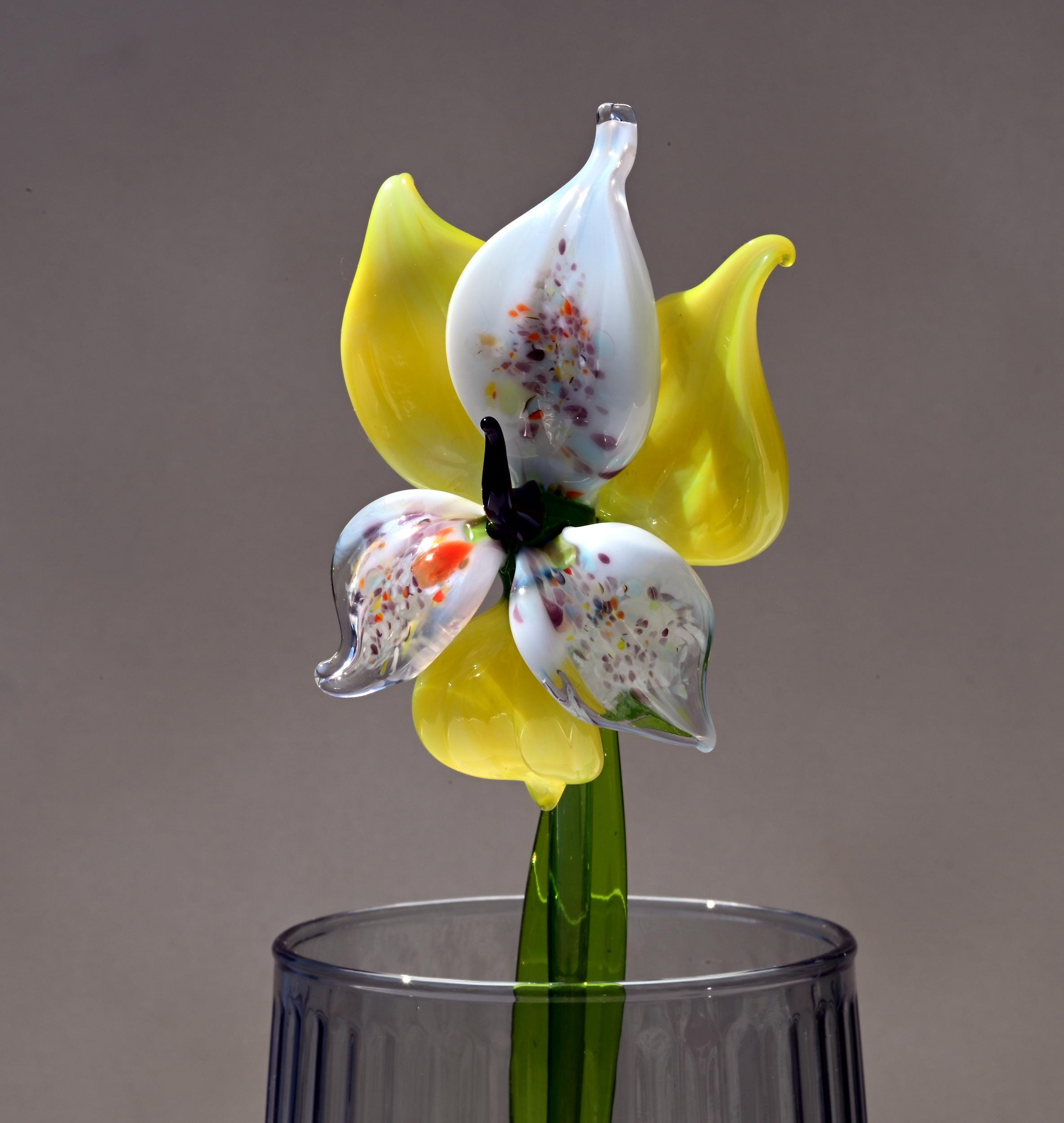 Glass Orchid Bouquet, Glass Flowers Bouquet, Forever Flowers, Orchid Decor, Orchid Art, Glass Birth Month Flower, Mothers Day Gifts