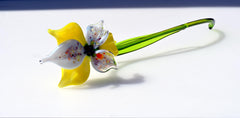 Glass Orchid Bouquet, Glass Flowers Bouquet, Forever Flowers, Orchid Decor, Orchid Art, Glass Birth Month Flower, Mothers Day Gifts