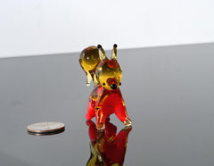 Squirrel Gifts, Squirrel Figurine, Squirrel Decor, Squirrel Art, Glass Sculpture, Glass Animals, Red Squirrel, Glass Figures, Squirrel Gift