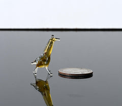 Tiny Glass Giraffe – Handblown Miniature Animal Figurine for Collectors