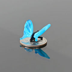 Tiny Glass Animals, Butterfly Gifts, Mini Glass Animals, Butterfly Decor, Butterfly Art, Glass Animals, Glass Butterfly, Glass Sculpture