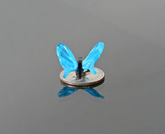 Tiny Glass Animals, Butterfly Gifts, Mini Glass Animals, Butterfly Decor, Butterfly Art, Glass Animals, Glass Butterfly, Glass Sculpture
