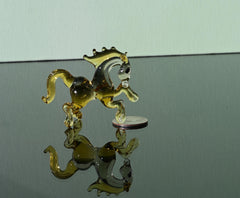 Lampwork Glass Horse Figurine: Handmade Art Glass Statue