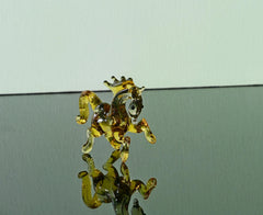 Lampwork Glass Horse Figurine: Handmade Art Glass Statue