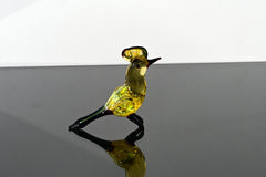 Yellow Bird, Glass Bird Figurine, Bird Sculpture, Bird Decor, Bird Lover Gifts, Glass Bird, Bird Figurine, Bird Art, Bird Statue, Glass Art