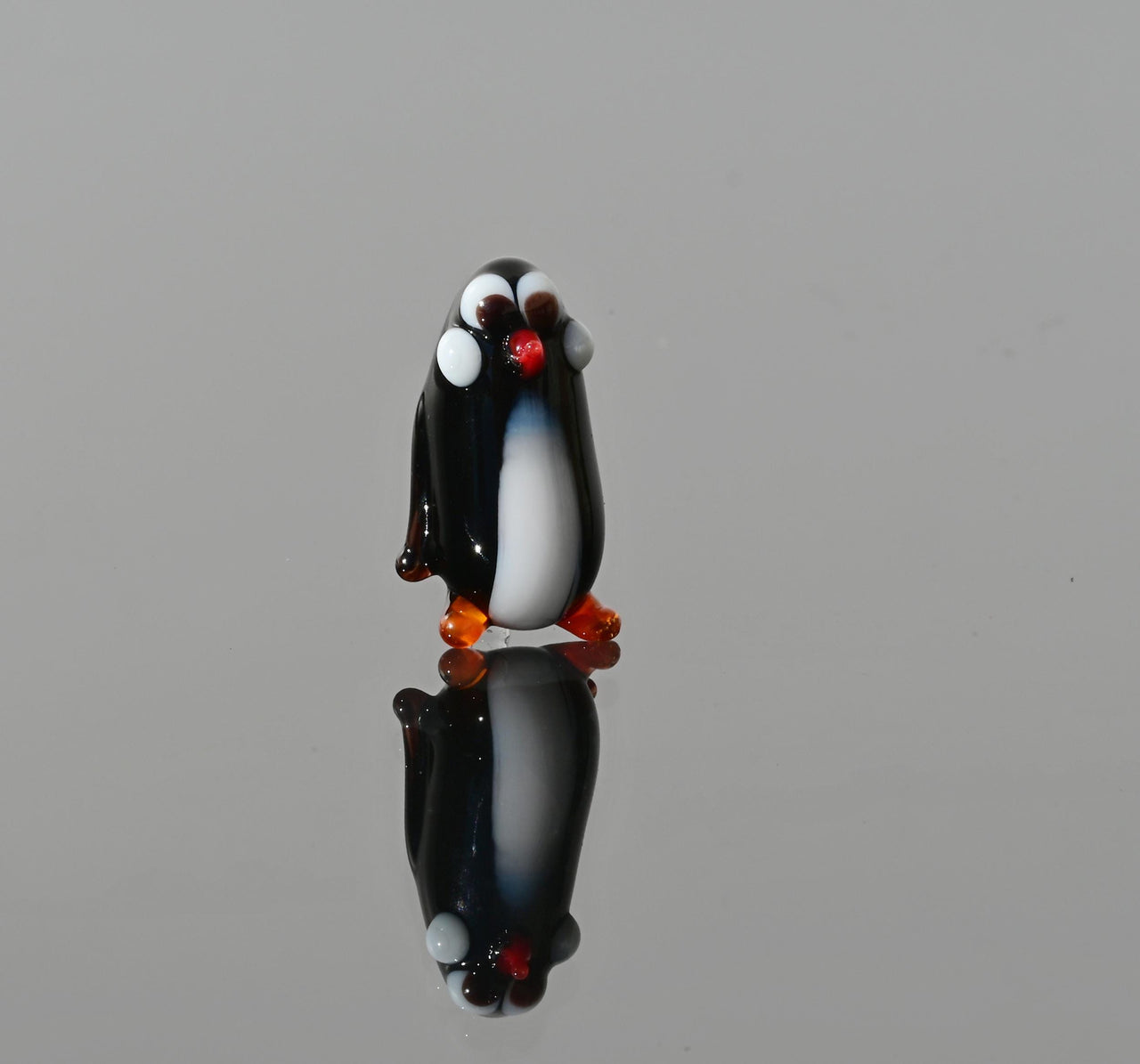 Tiny Glass Animals, Penguin Gifts, Mini Glass Animals, Penguin Gift, Glass Bird Figurine, Penguin Art, Glass Bird, Penguins, Penguin