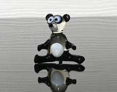 Glass Sculpture, Panda Gifts, Glass Animals, Panda Bear, Blown Glass Animals, Art Glass Sculpture, Panda Gift, Pandas, Glass Figures
